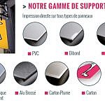 Gamme supports rigides pour impression grand format